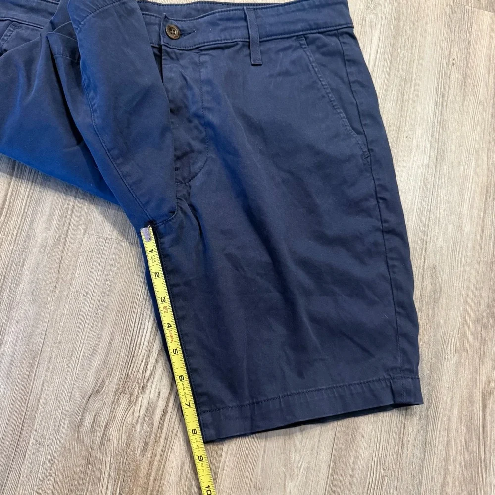 AG Adriano Goldshmied Mens 31 Wanderer Slim Trouser Short Navy